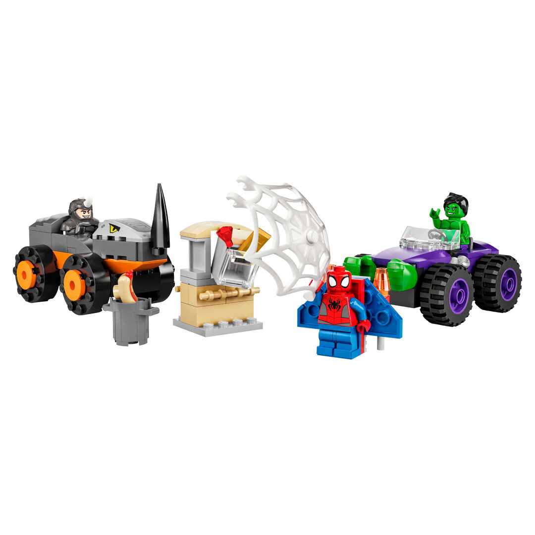 LEGO Spidey Конструктор Схватка Халка и Носорога на грузовиках 10782-1 - фото 2