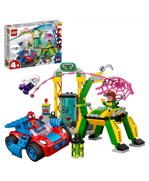 LEGO Spidey Конструктор Человек-Паук в лаборатории Доктора Осьминога