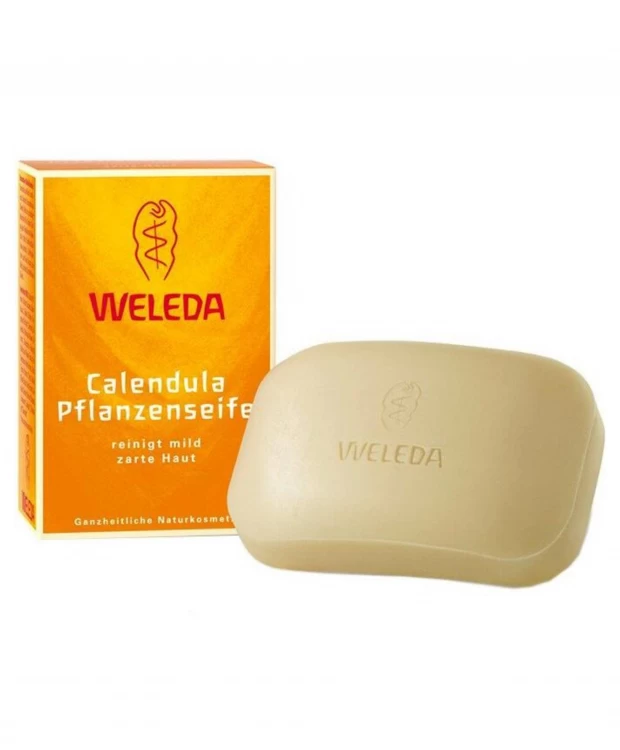 Weleda Растительное детское мыло с календулой 100 г