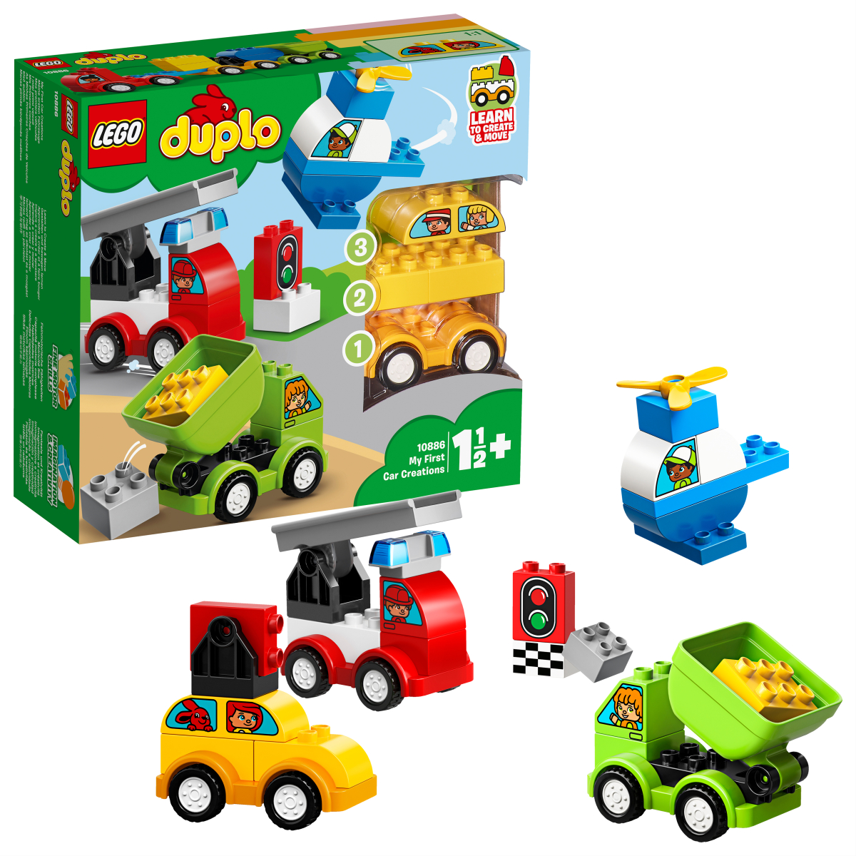 

LEGO DUPLO Конструктор "Мои первые машинки", 10886