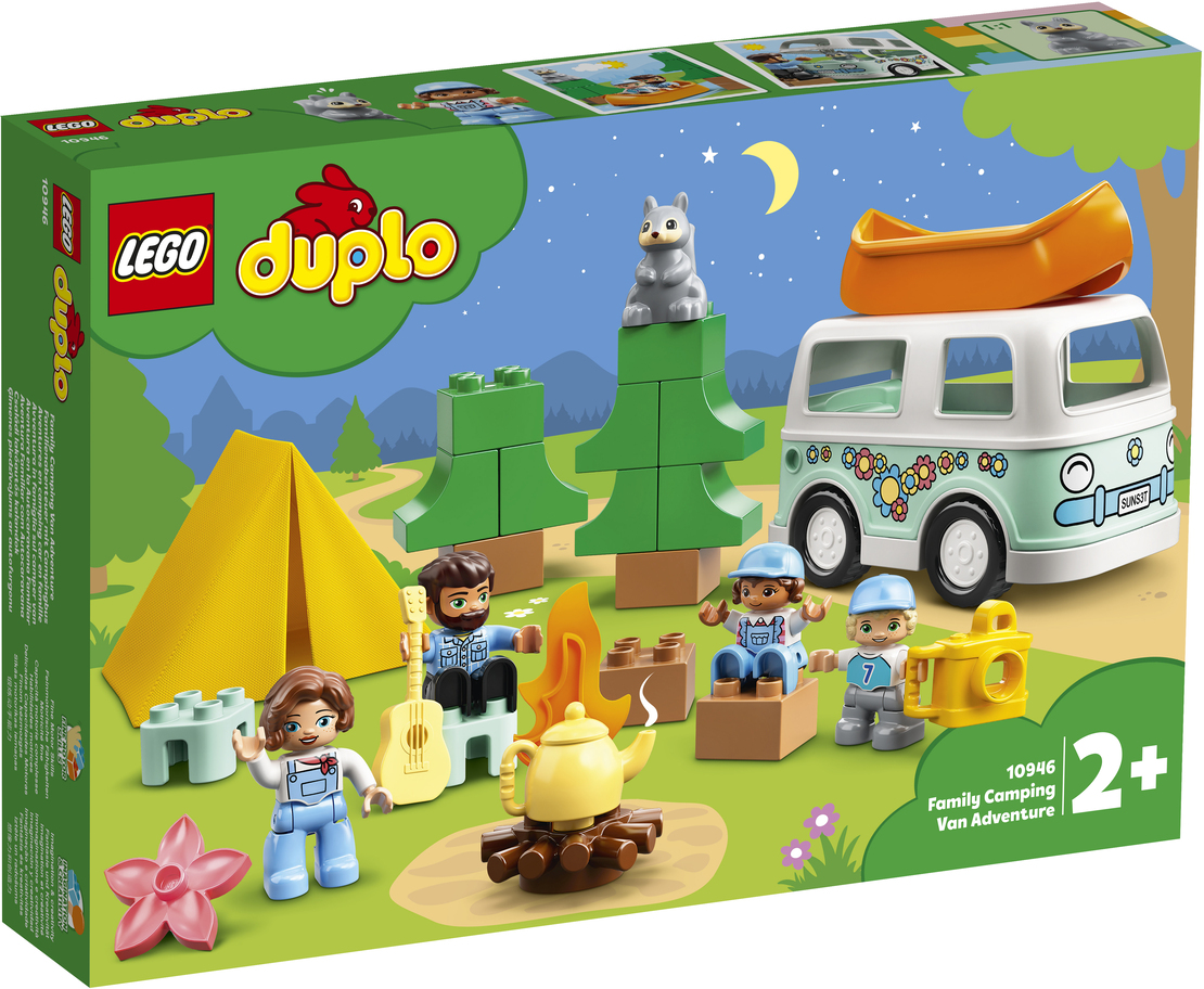 LEGO DUPLO Конструктор "Семейное приключение на микроавтобусе" 10946 - фото 1