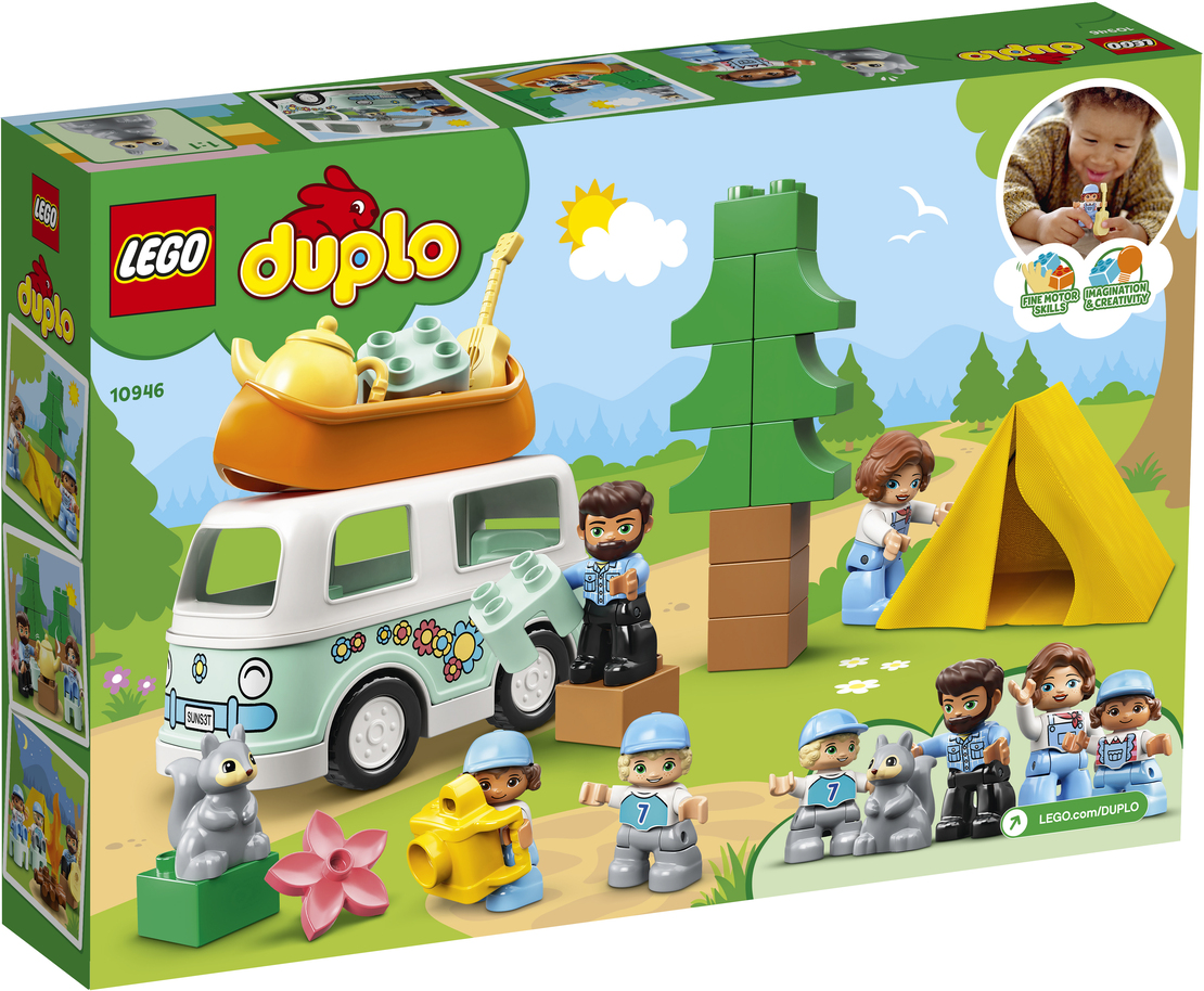 LEGO DUPLO Конструктор "Семейное приключение на микроавтобусе" 10946 - фото 2