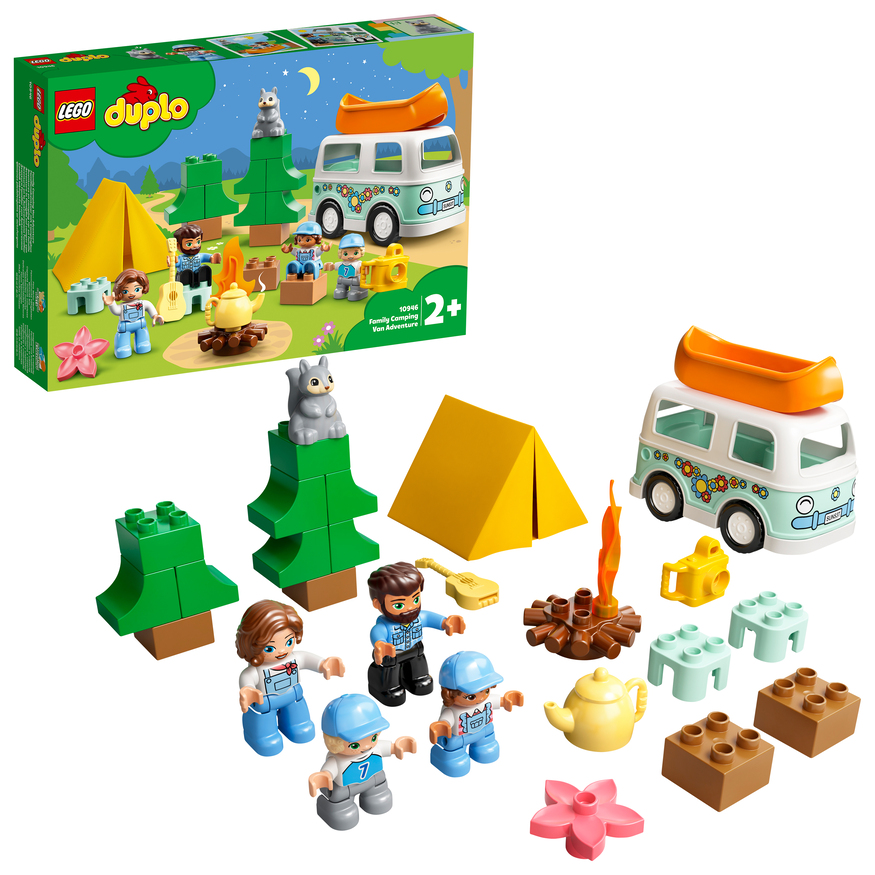 LEGO DUPLO Конструктор "Семейное приключение на микроавтобусе" 10946 - фото 3