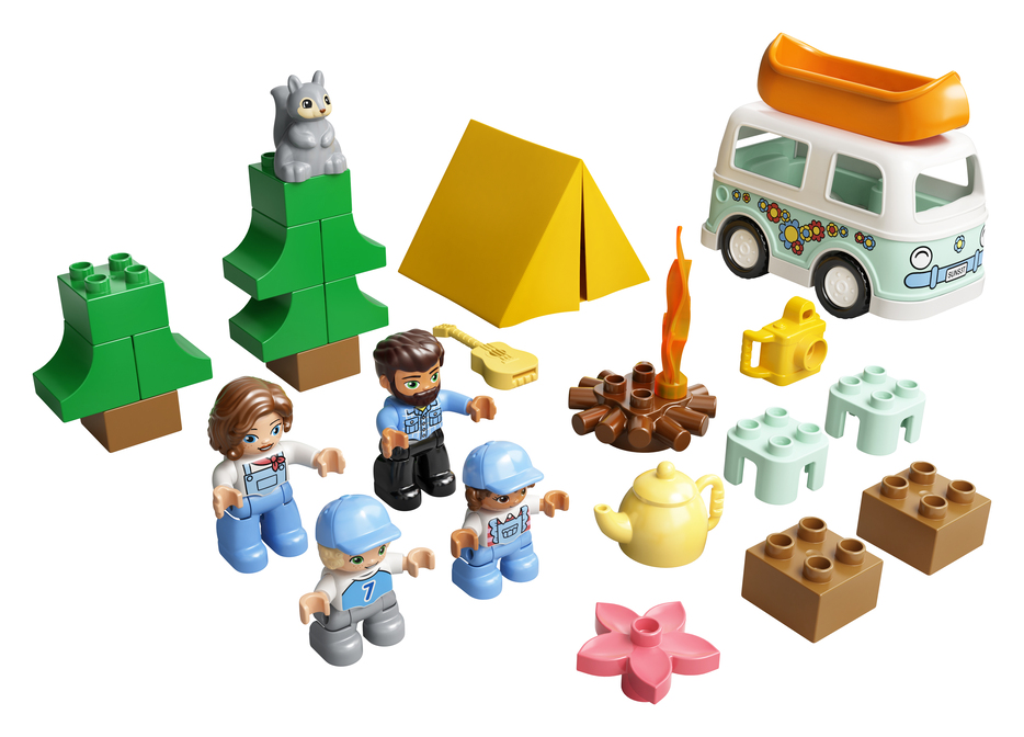 LEGO DUPLO Конструктор "Семейное приключение на микроавтобусе" 10946 - фото 4