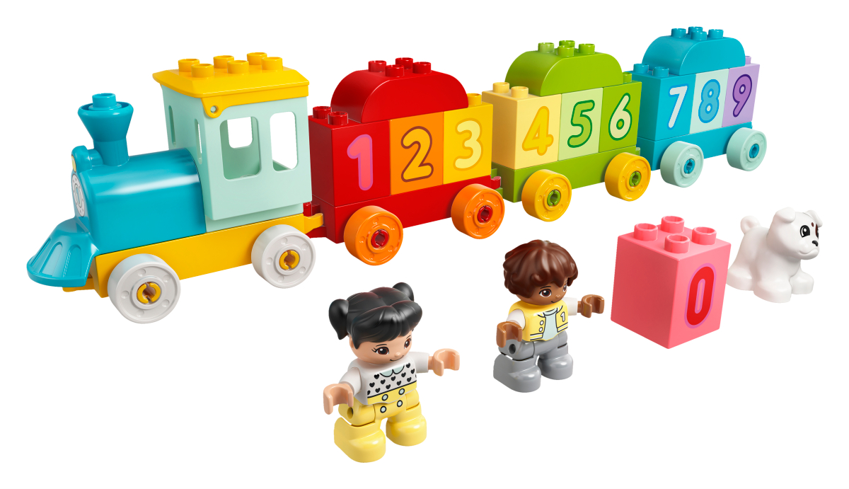 LEGO DUPLO Конструктор "Поезд с цифрами — учимся считать" 10954 - фото 2