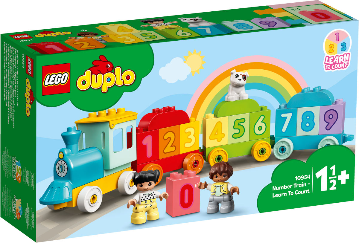 LEGO DUPLO Конструктор "Поезд с цифрами — учимся считать" 10954 - фото 3