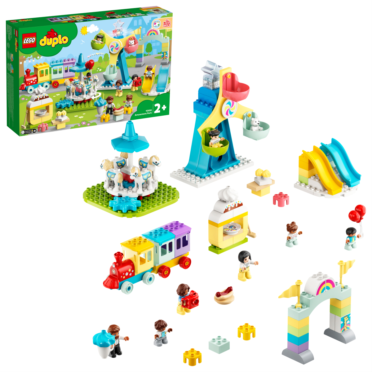 LEGO DUPLO Конструктор "Парк развлечений" 10956 - фото 1