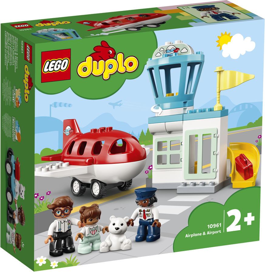 LEGO DUPLO Конструктор "Самолет и аэропорт" 10961