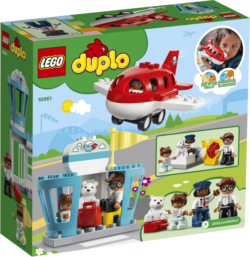 LEGO DUPLO Конструктор "Самолет и аэропорт" 10961 - фото 2