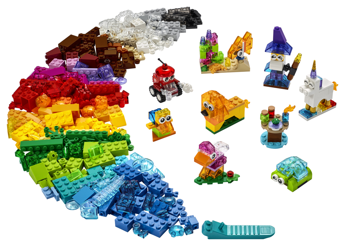 LEGO CLASSIC Конструктор "Прозрачные кубики" 11013 - фото 4