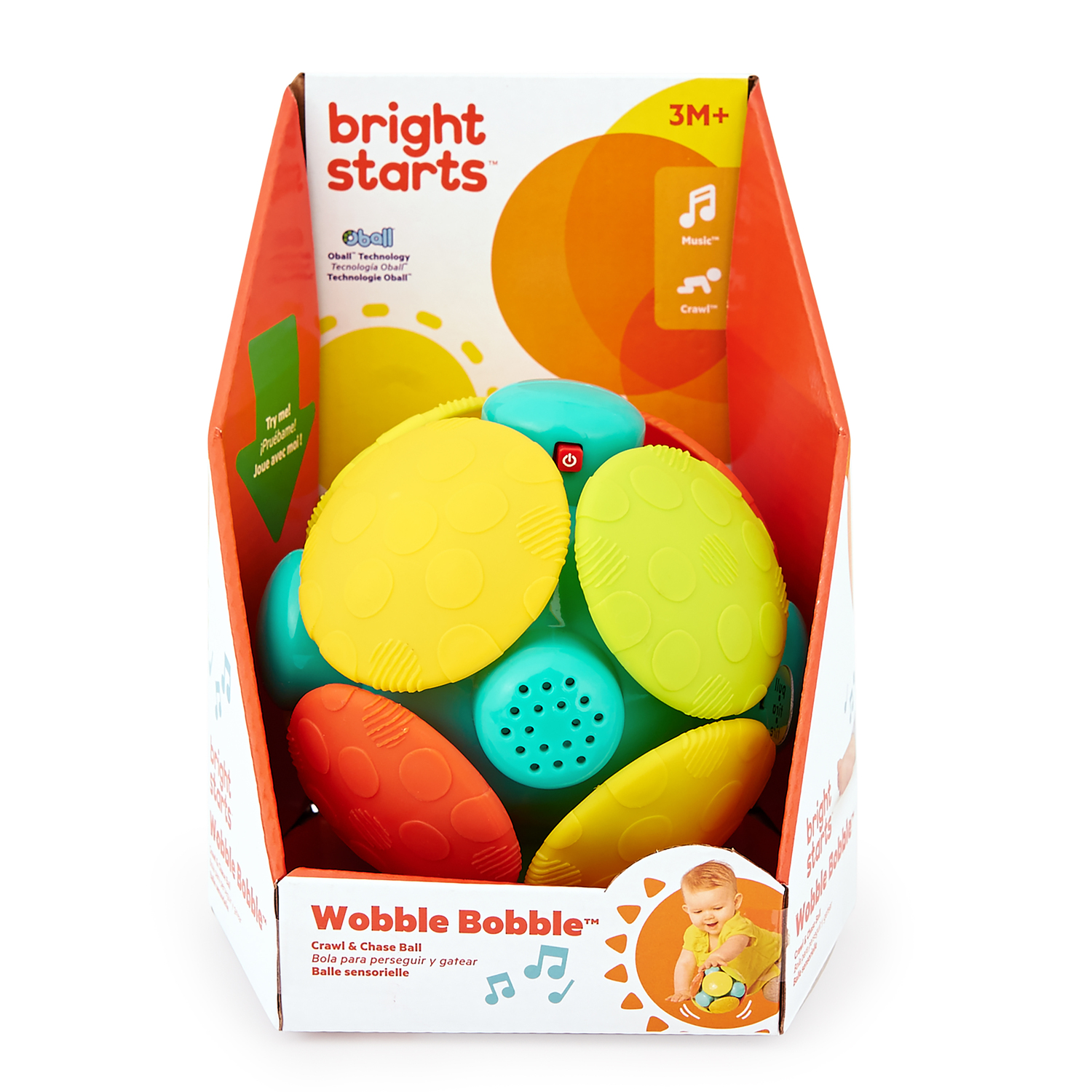 Bright Starts Развивающая игрушка "Неуловимый мячик" 12212BS - фото 3
