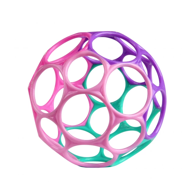 Развивающая игрушка: мяч Oball (розовый/сиреневый)