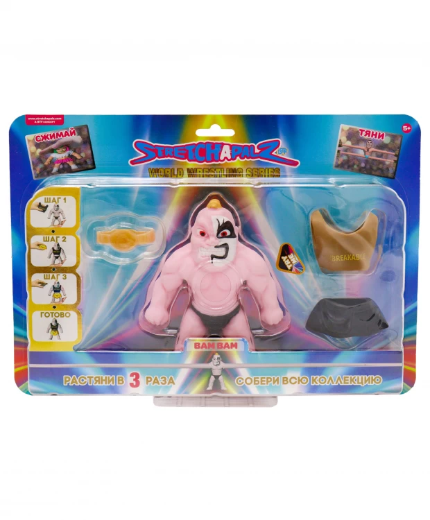 Фигурка-тянучка BAM-BAM Stretchapalz Рестлинг