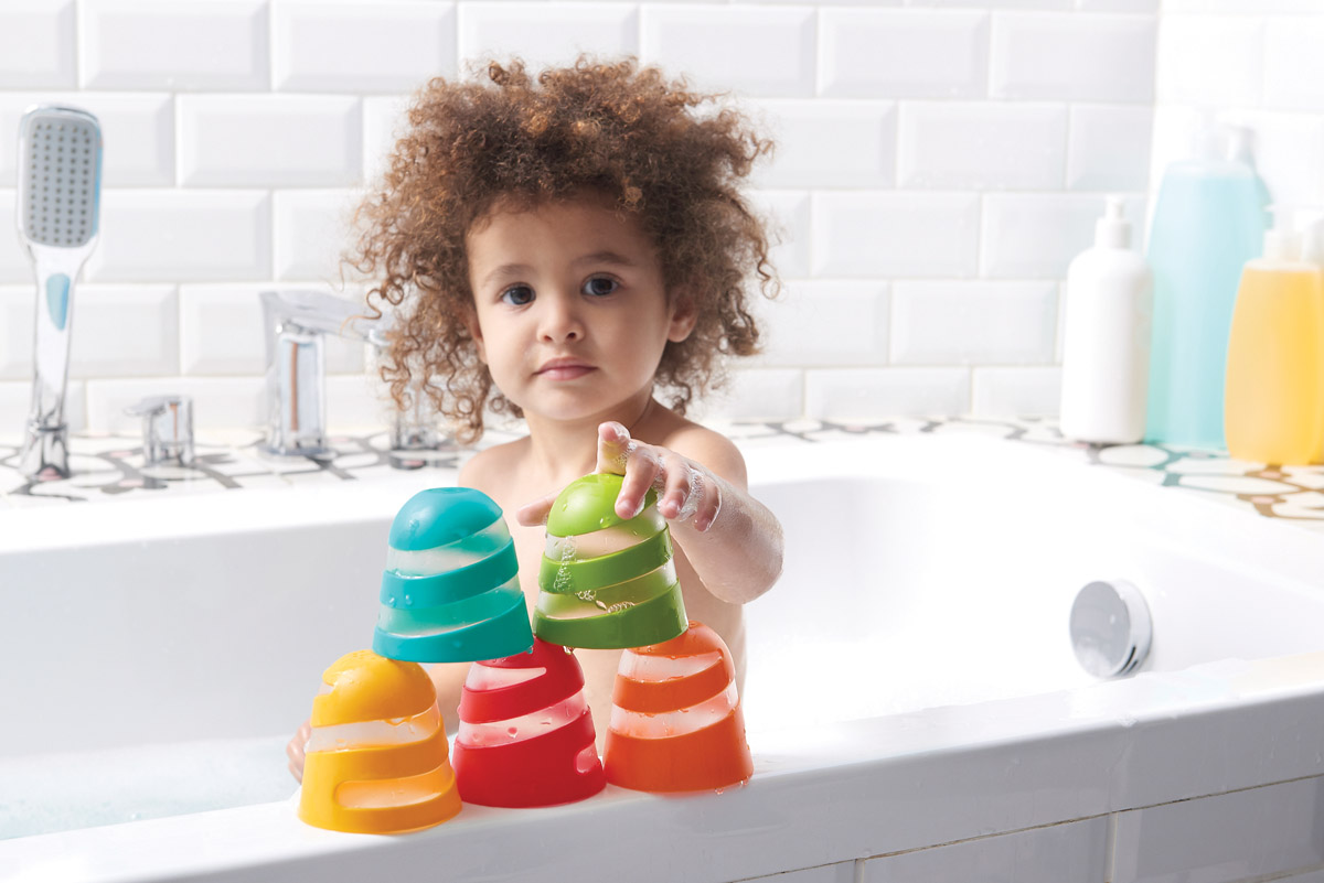 Набор игрушек  стаканчиков для ванны Tiny Love 1650200458 - фото 5