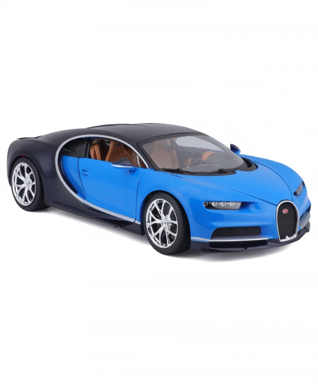 Машинка Bburago die-cast Bugatti Chiron 1:18 легковой автомобиль bburago bugatti chiron 18 11040 1 18 синий черный