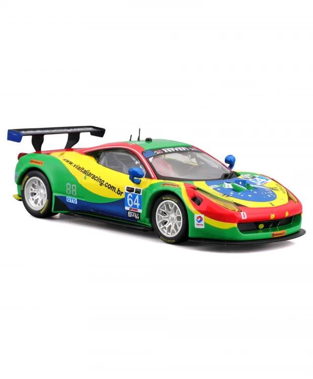 Гоночная машинка Bburago die-cast Ferrari 458 Italia GT3 2015 1:43 rastar r c ferrari 458 italia 1 14