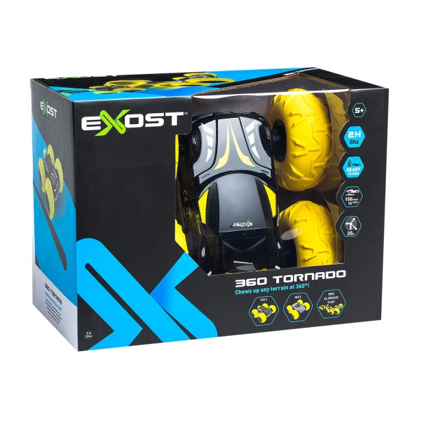 EXOST Машина 360 Торнадо желтая