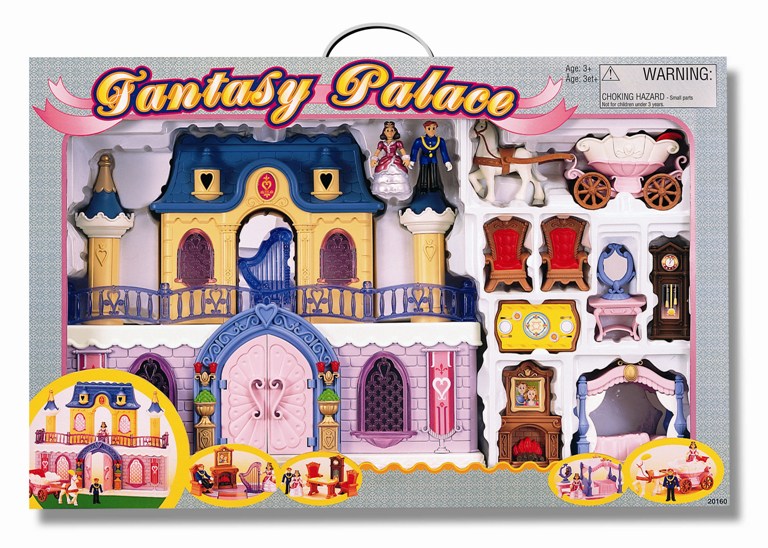 фото Набор keenway:&quot; fantasy palace &quot;- дворец с каретой и предметами