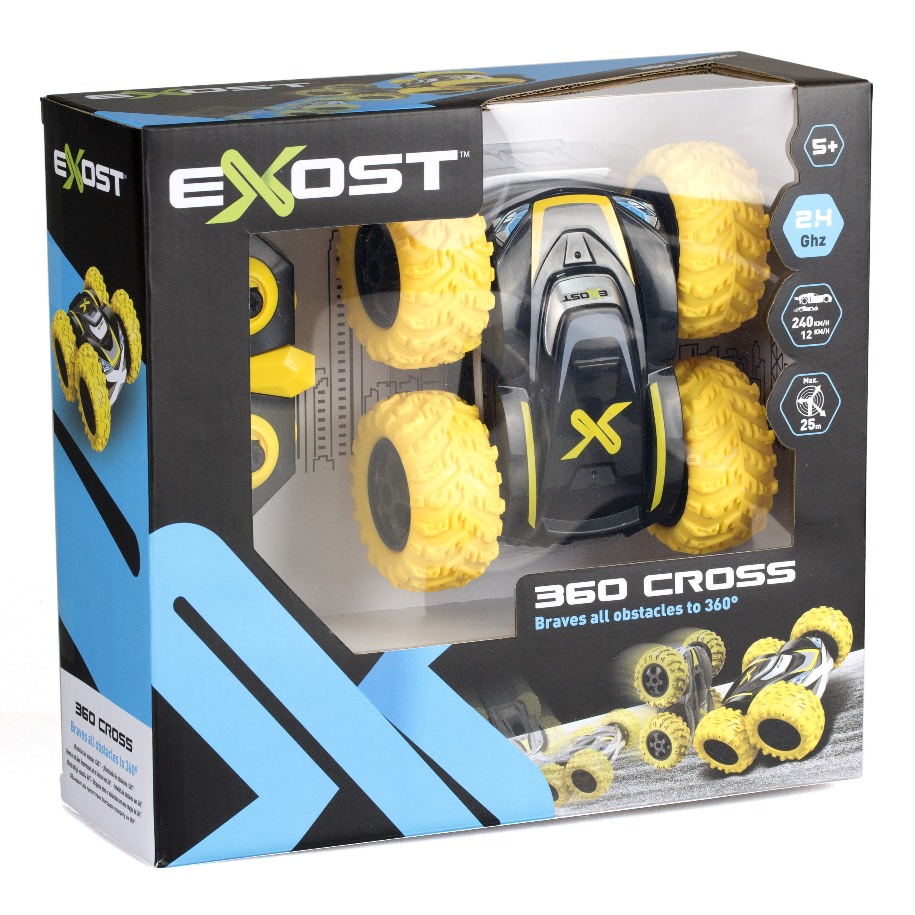 EXOST Машина 360 Кросс 2 желтая 20257-2 - фото 5