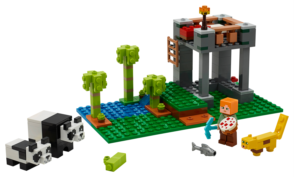 LEGO Minecraft Конструктор "Питомник панд" 21158 - фото 2