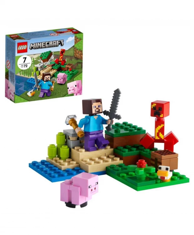 

LEGO Minecraft Конструктор Засада Крипера
