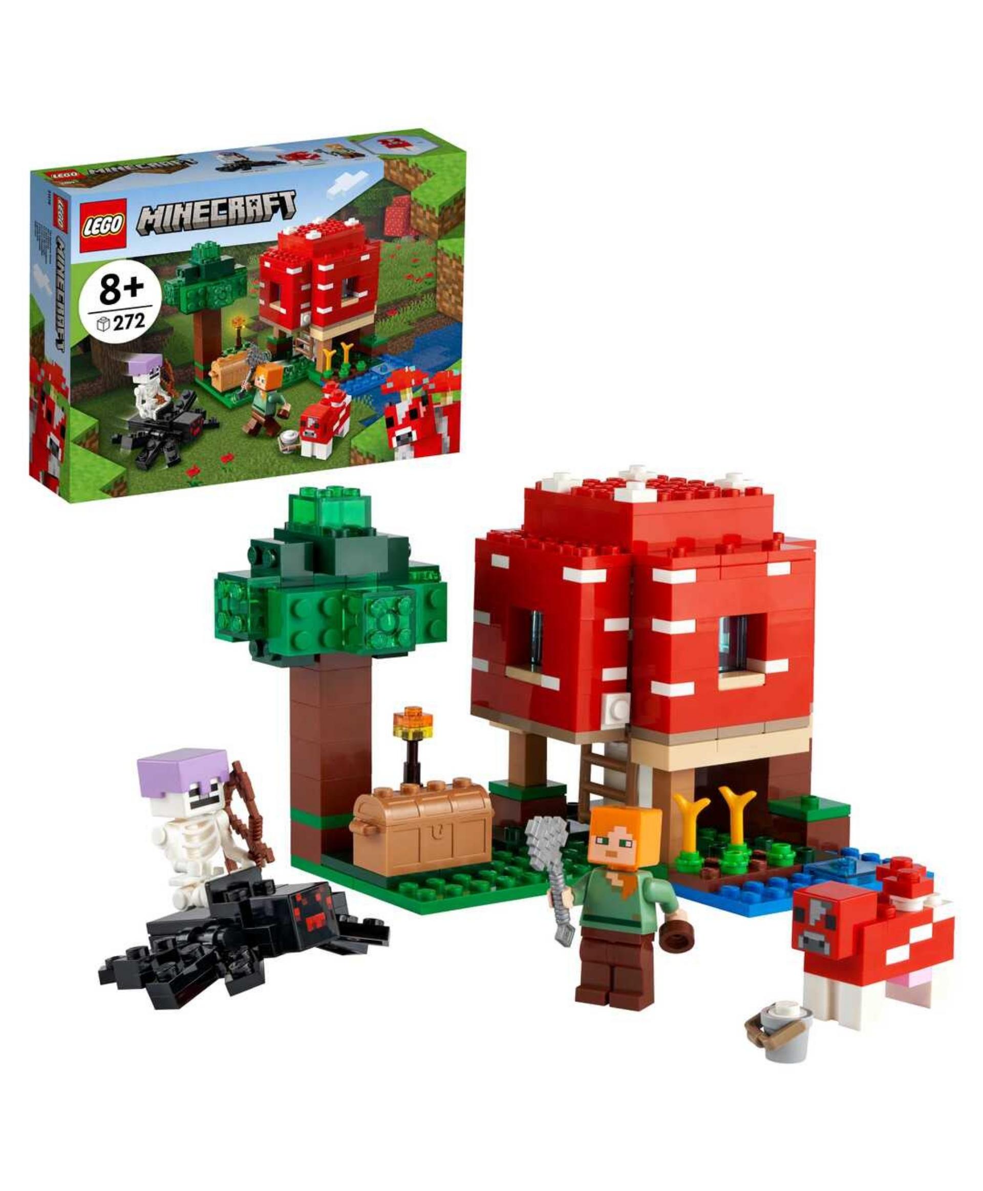 LEGO Minecraft Конструктор Грибной дом 21179 - фото 1