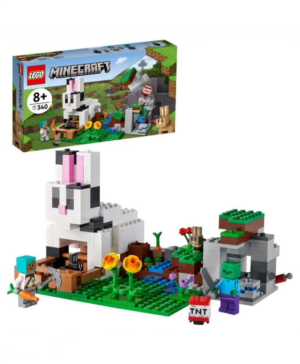 LEGO Minecraft Конструктор Кроличье ранчо