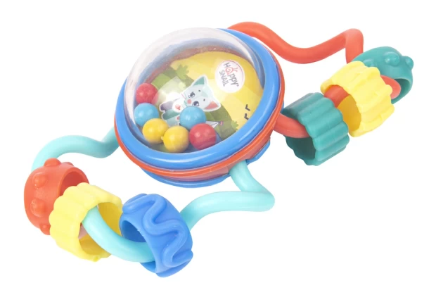 Игрушка погремушка для новорожденного Котик Дарси игрушка погремушка для новорожденного цветок