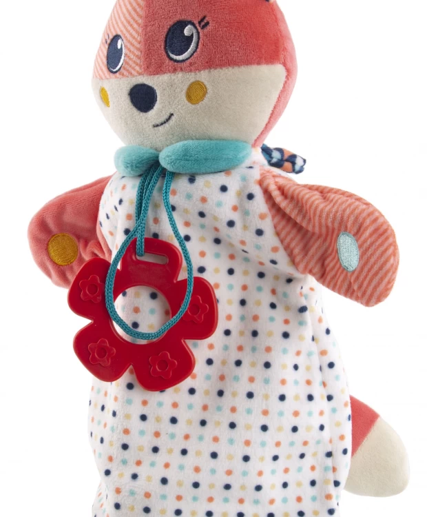 фото Комфортер для новорожденных игрушка мягкая лисичка люси happy snail