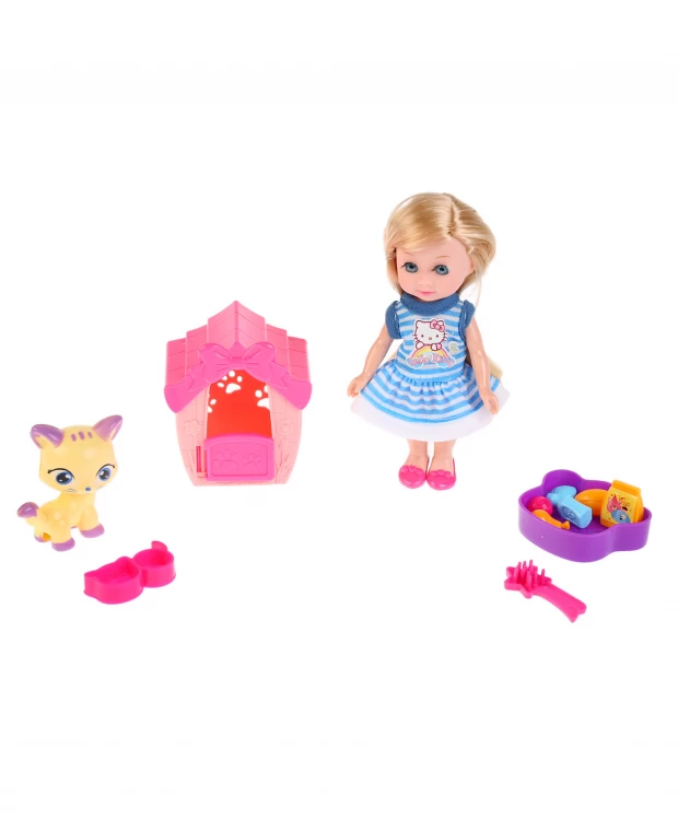 Карапуз Кукла Машенька с питомцем Hello Kitti