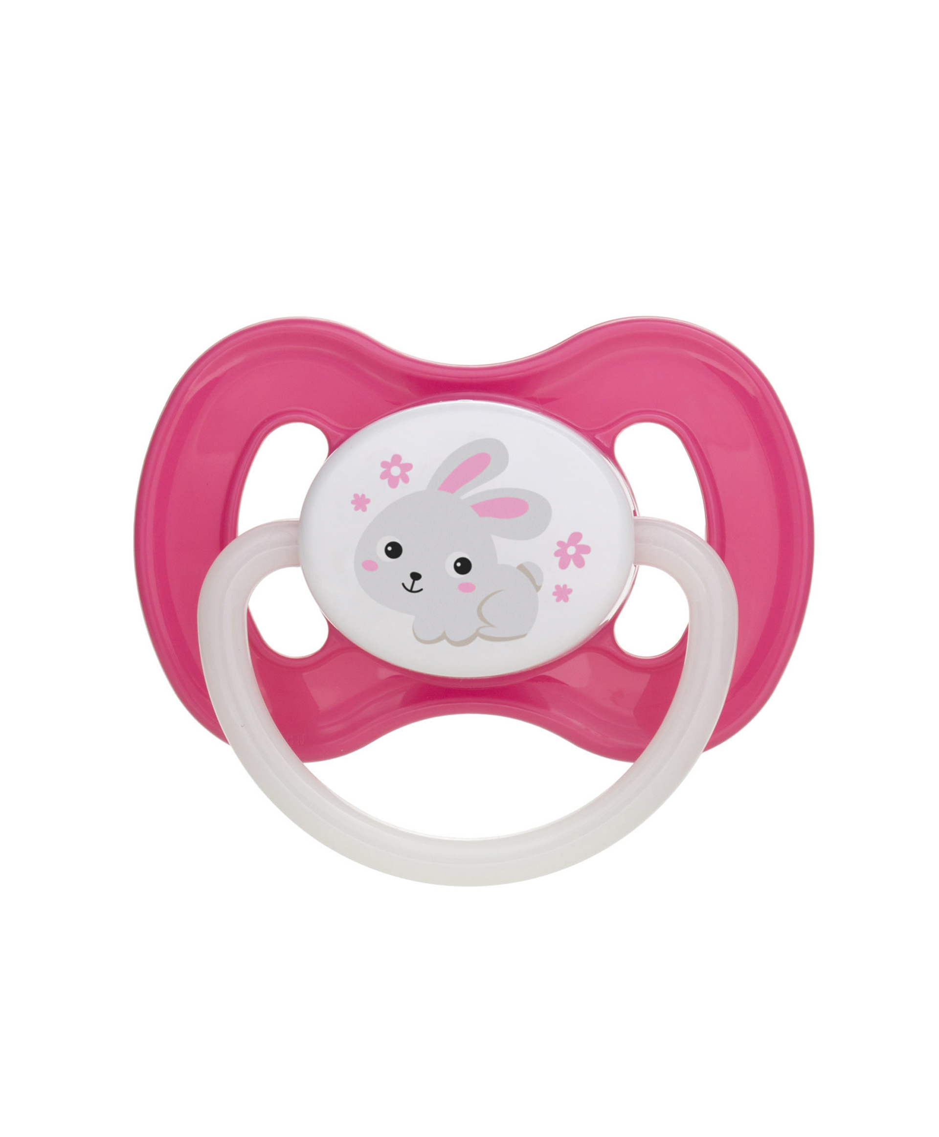 Canpol Babies Пустышка симметричная силиконовая Bunny & company, 6-18 мес., цвет розовый 250989231