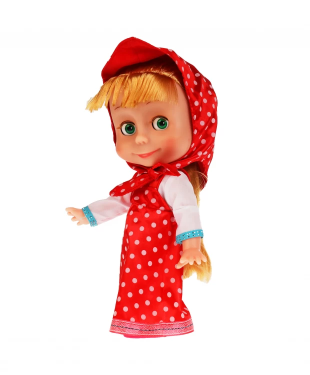 фото Карапуз кукла маша в платье в горох