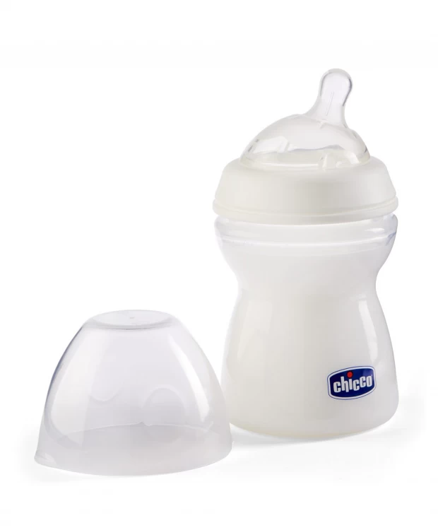 Chicco Natural Feeling Бутылочка для кормления, 250 мл, цвет белый