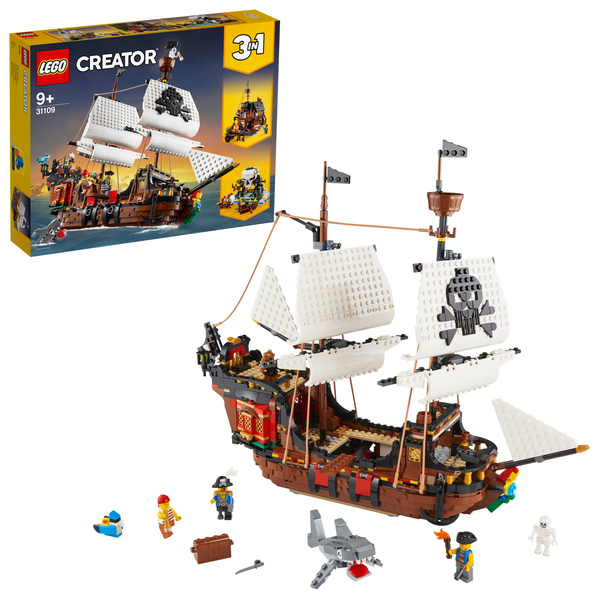 LEGO CREATOR Конструктор "Пиратский корабль" 31109 - фото 1