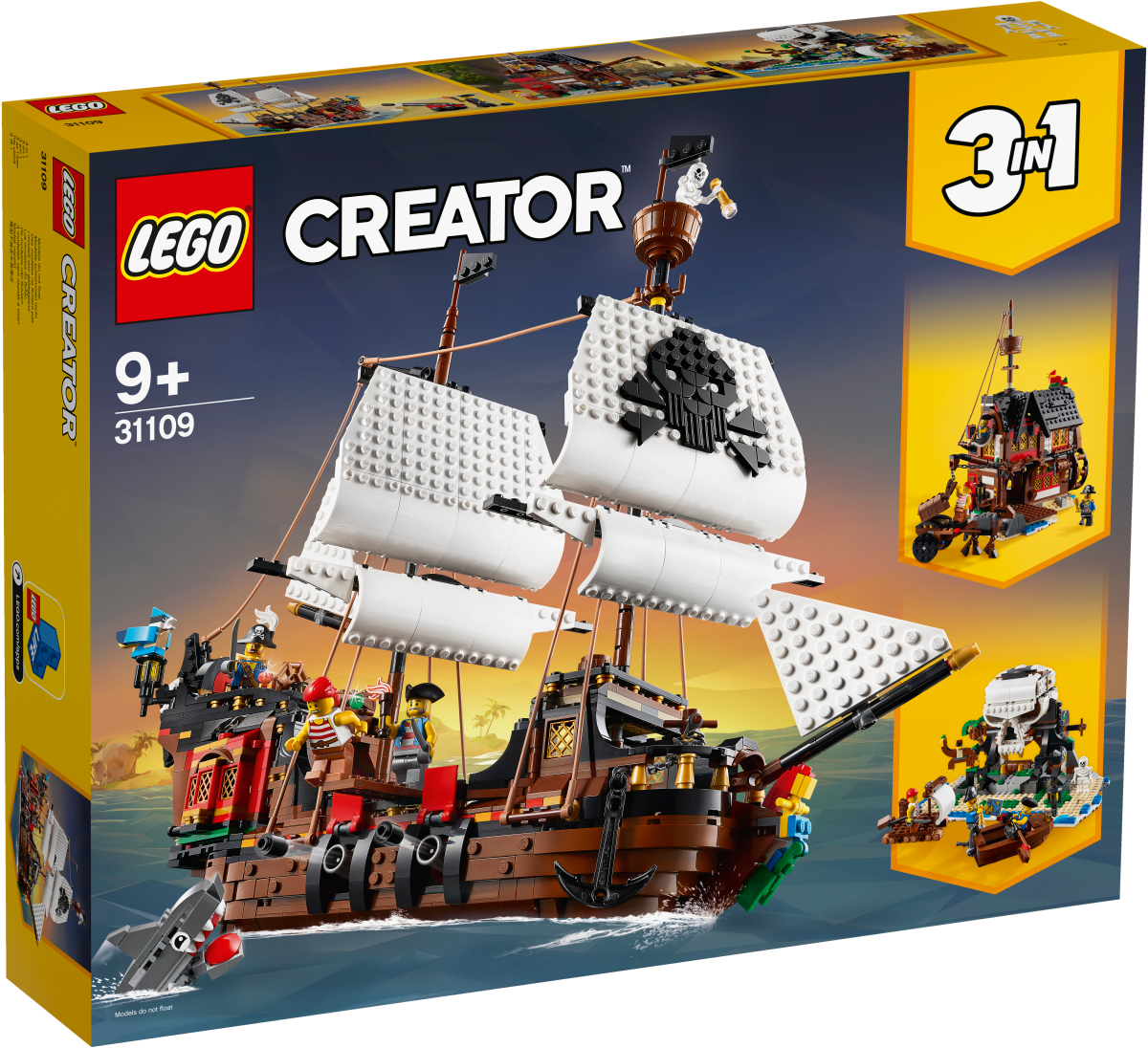 LEGO CREATOR Конструктор "Пиратский корабль" 31109 - фото 3