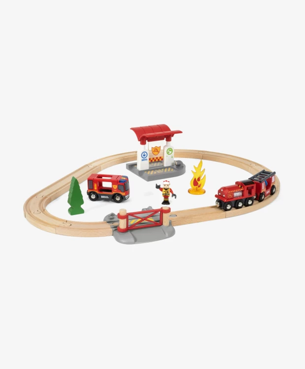 цена Игровой набор BRIO Пожарная станция