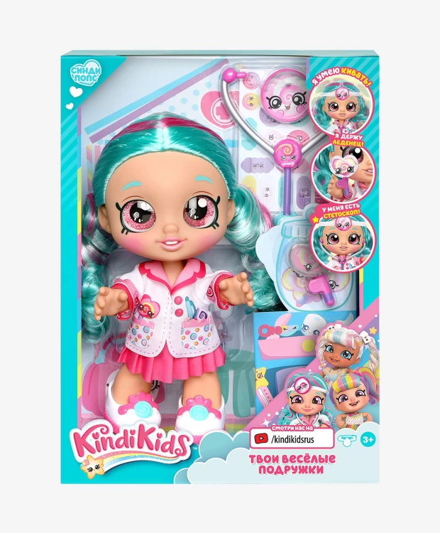 фото Игровой набор kindi kids кукла синди попс