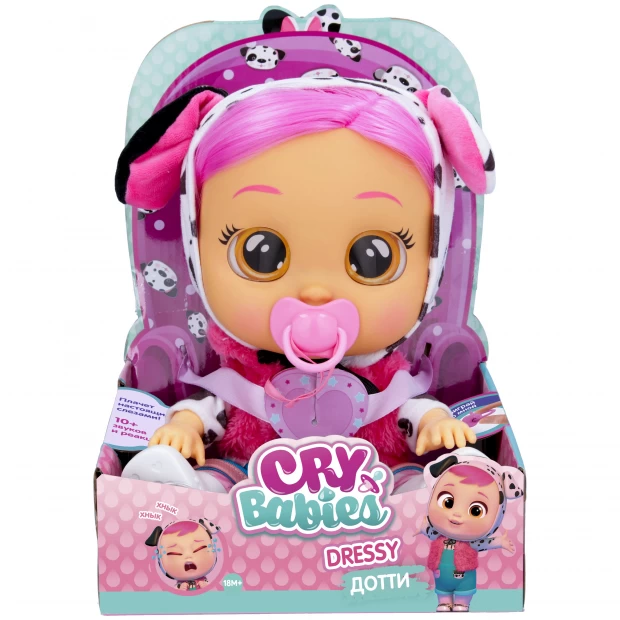 Кукла интерактивная Cry Babies Dressy Дотти - фото 7