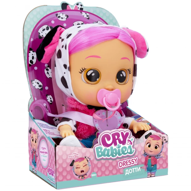 Кукла интерактивная Cry Babies Dressy Дотти - фото 8