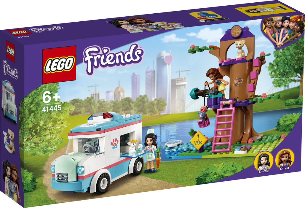 LEGO FRIENDS Конструктор "Машина скорой ветеринарной помощи" 41445 - фото 1