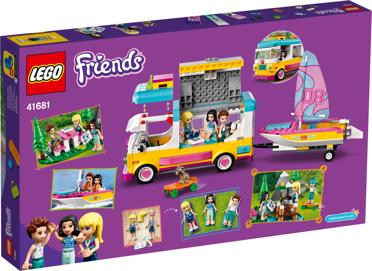 фото Lego friends конструктор &quot;лесной дом на колесах и парусная лодка&quot;