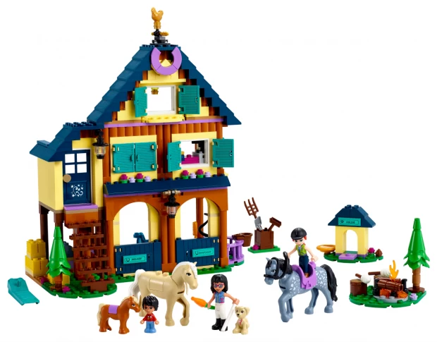 фото Lego friends конструктор "лесной клуб верховой езды"