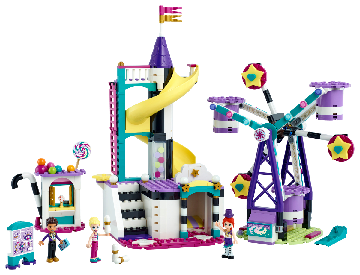 LEGO FRIENDS Конструктор "Волшебное колесо обозрения и горка" 41689 - фото 2