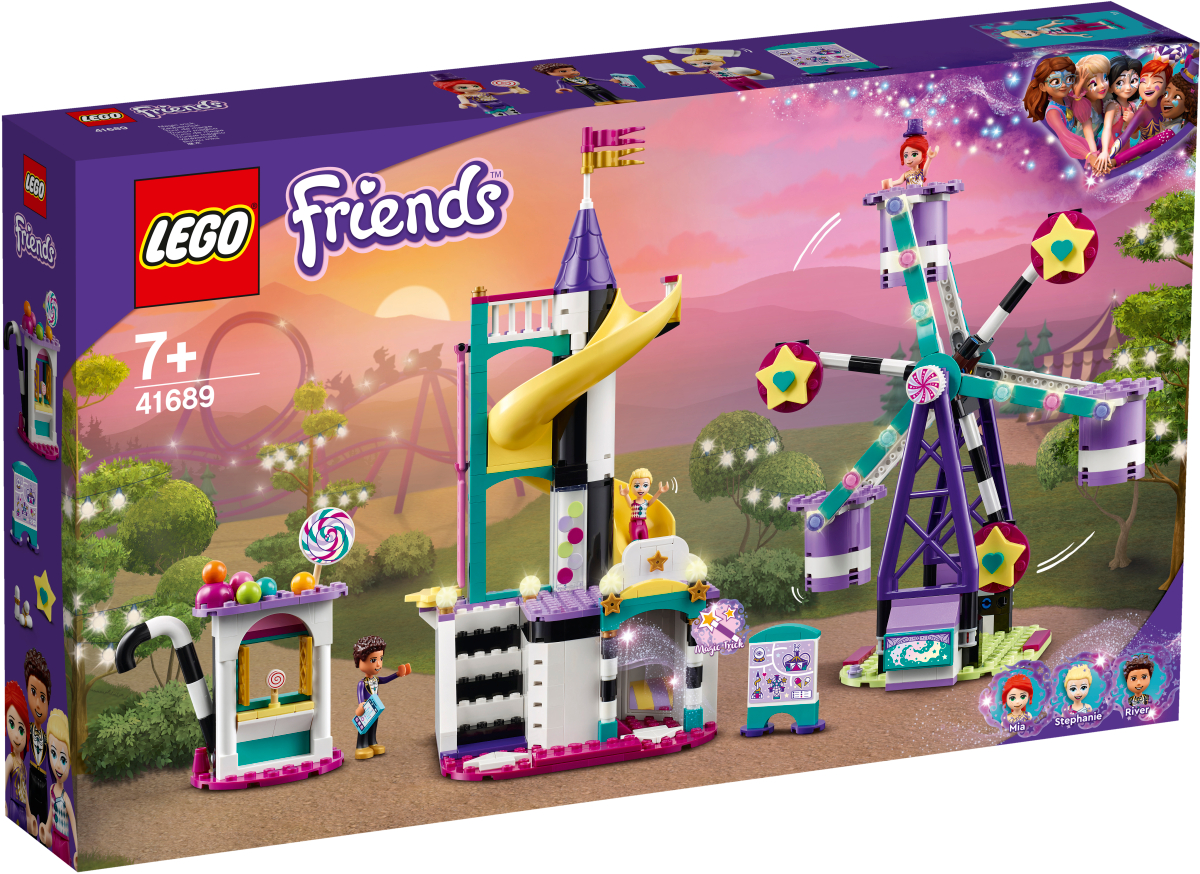 LEGO FRIENDS Конструктор "Волшебное колесо обозрения и горка" 41689 - фото 3