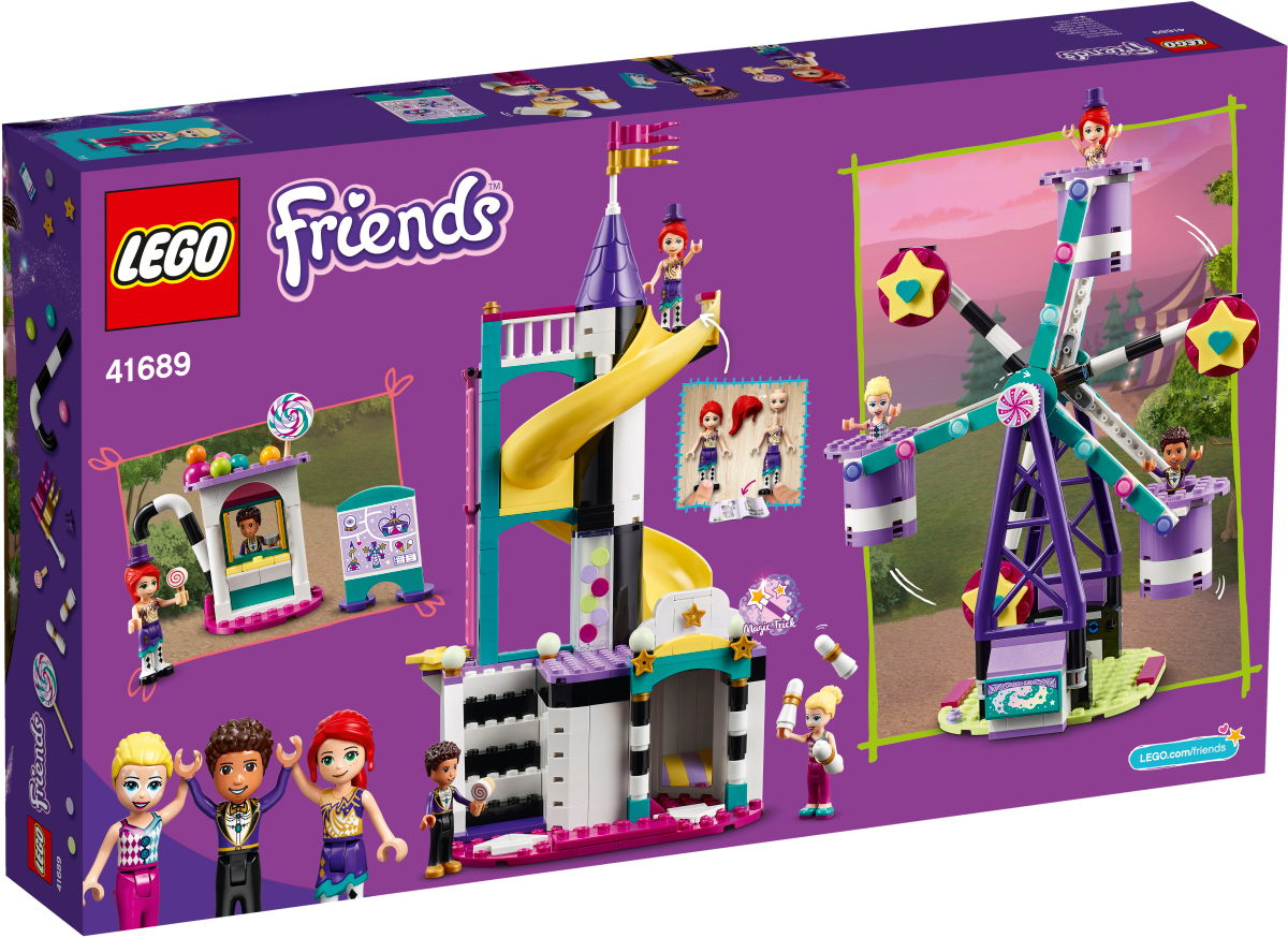 LEGO FRIENDS Конструктор "Волшебное колесо обозрения и горка" 41689 - фото 4