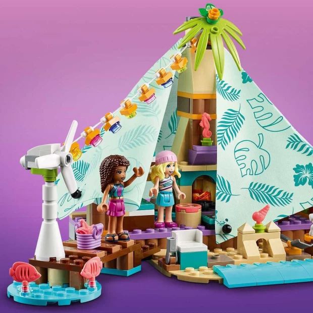 фото Lego friends конструктор "кэмпинг на пляже"