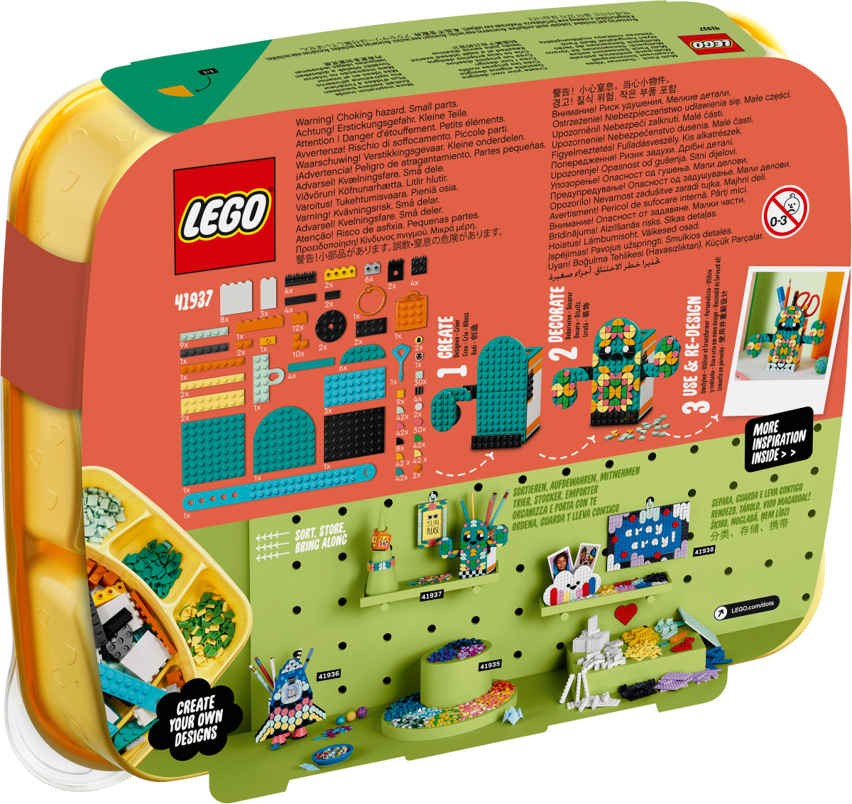 LEGO DOTs Конструктор "Большой набор «Летнее настроение»" 41937 - фото 4