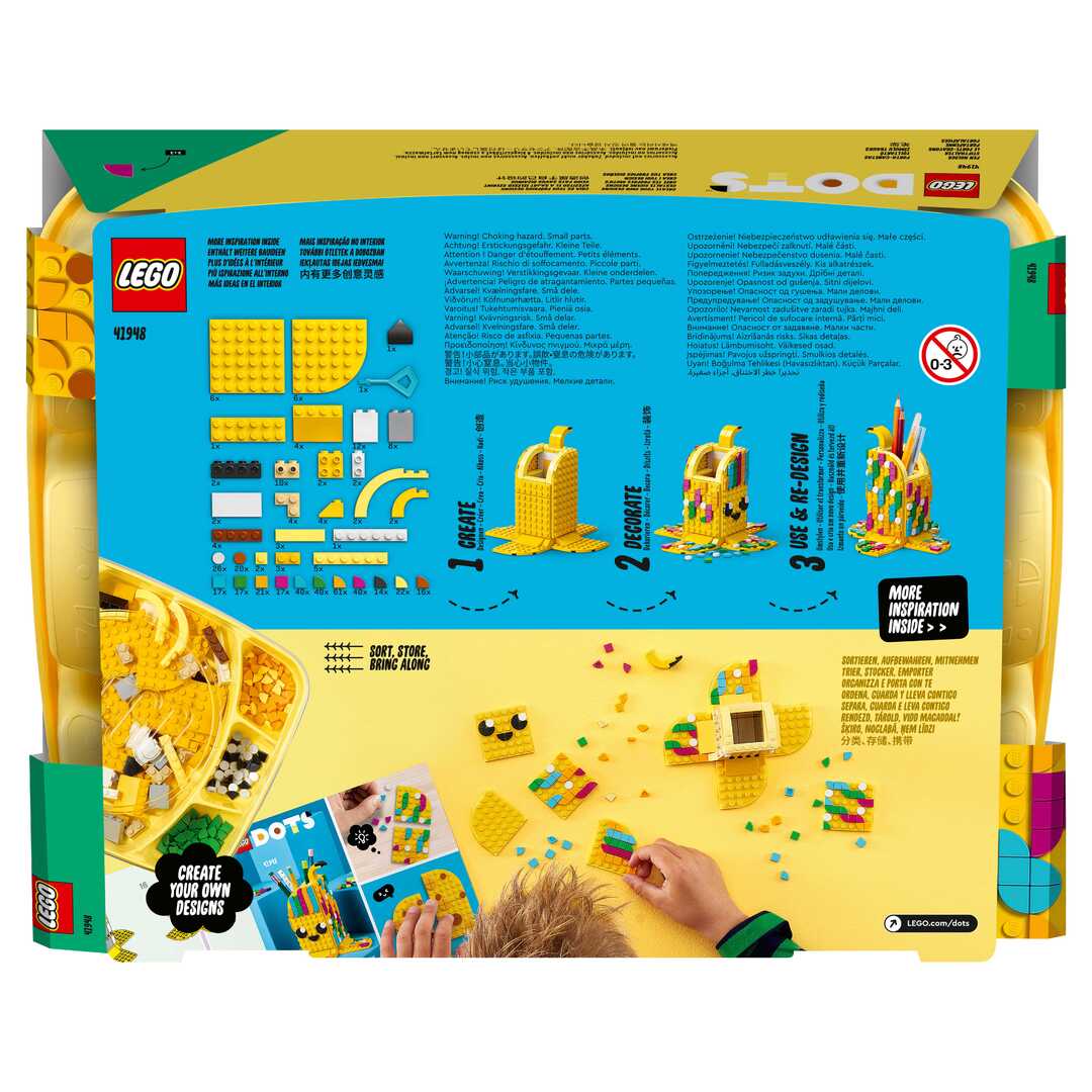 LEGO DOTS  Конструктор "Подставка для карандашей Милый банан" 41948 - фото 3
