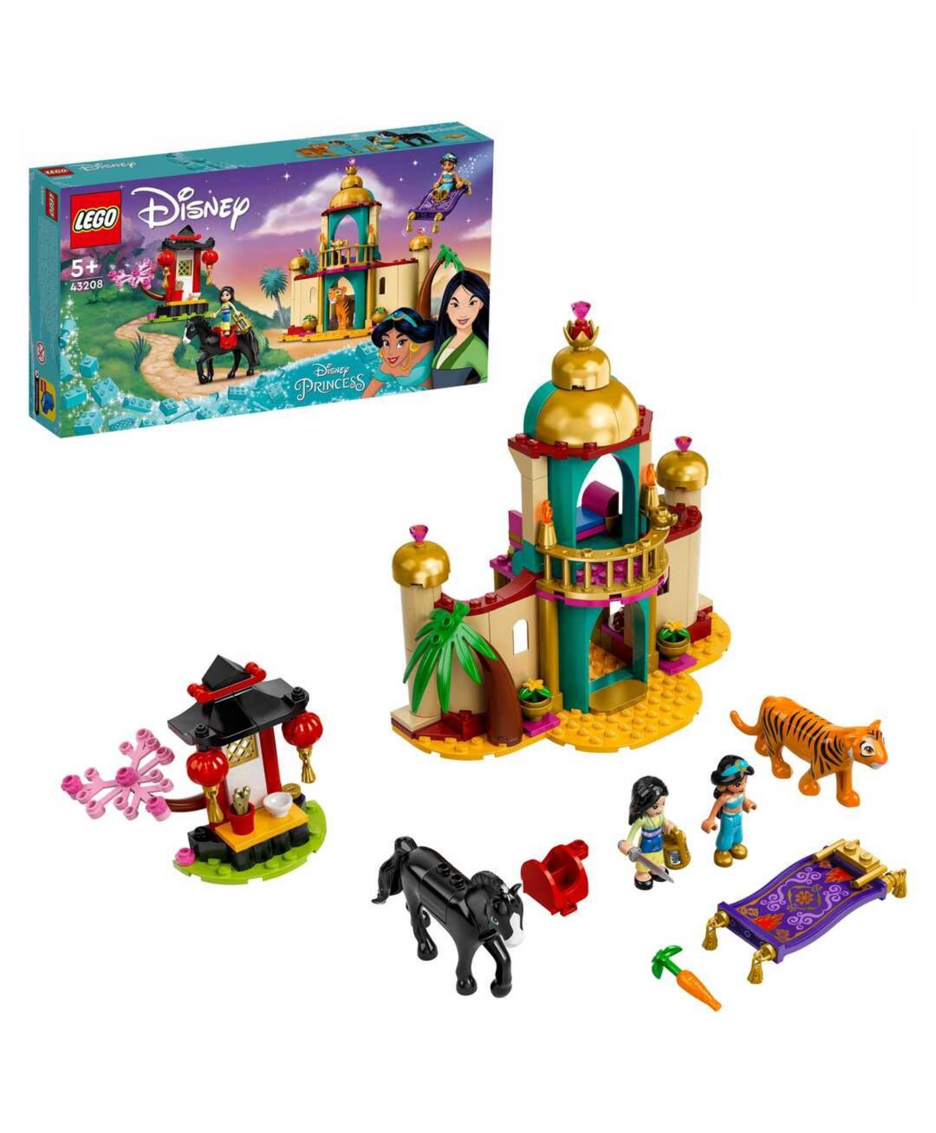 

LEGO Disney Princess Конструктор Приключения Жасмин и Мулан, 43208