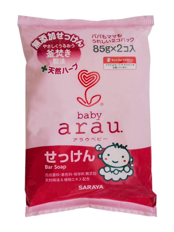 

Arau Baby Soap - детское туалетное мыло (твердое)2 шт. по 85 гр, 4973512257759